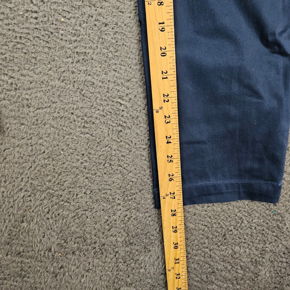 Theory Mens Navy Blue Slim Fit Chino Pants Size 32 - Picture 4 of 9